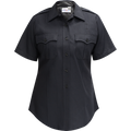 Flying Cross Command Women's Short Sleeve Shirt w/ Zipper - LAPD Navy