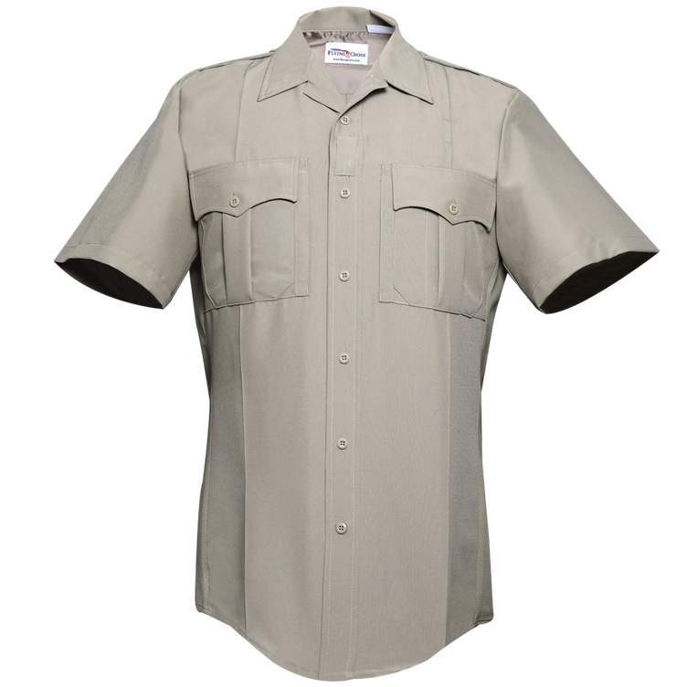 Flying Cross Command Women's Power Stretch Short Sleeve Shirt w/ Zipper