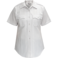 Flying Cross Duro Poplin Women's Short Sleeve Shirt w/ Sewn-In Creases