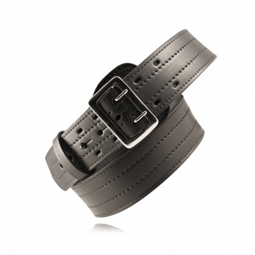 Boston Leather Sam Browne Duty Belt, Fully Hook and Loop Lined, 2 1/4 Wide