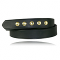 Boston Leather 1 1/2 Five-Snap Belt