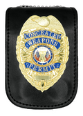 Hero's Pride BADGE HOLDER ID CASE W/ MAGNETIC CLOSURE, U-SHAPE, 3X4-1/2