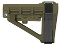 SB Tactical SBA4 OD GREEN, 5-POSITION ADJUSTABLE