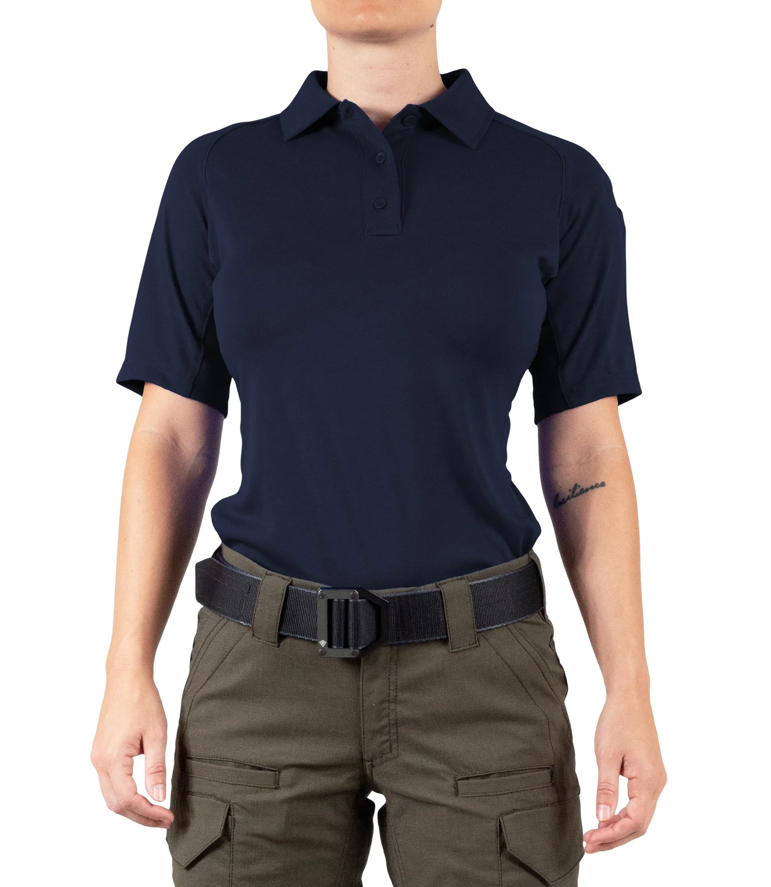 First Tactical Women's Performance Short Sleeve Polo - Khaki