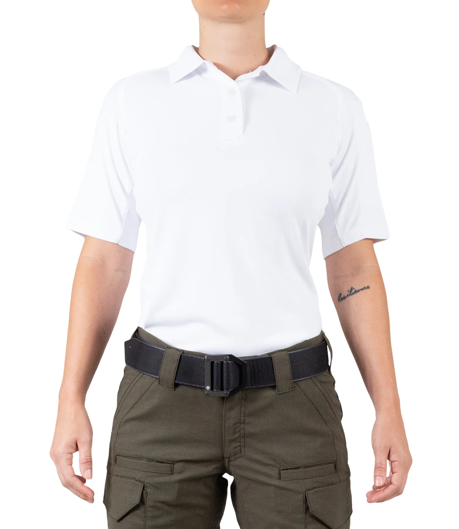 First Tactical Women's Performance Short Sleeve Polo - Khaki