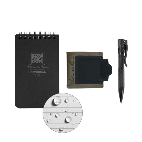 Rite in the Rain All-Weather Monsoon Adhesive Pen and Card Holder Kit