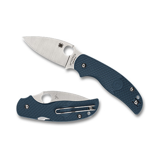 SPYDERCO Sage 5 Cobalt Blue FRN CPM Spy27 PlainEdge