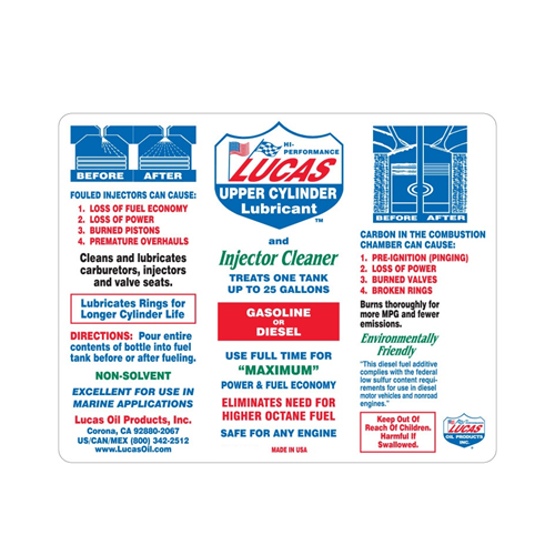 Lucas Oil Fuel Treatment/1x1/55 Gallon Drum