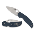 SPYDERCO Sage 5 Cobalt Blue G-10 CPM Spy27 PlainEdge