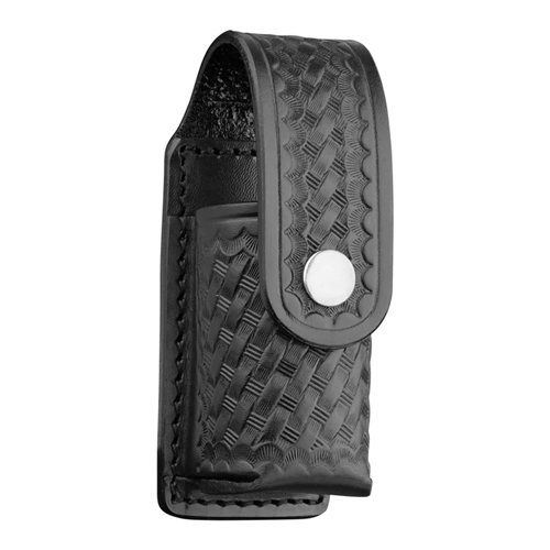 Dutyman Basketweave 2 Ounce Leather Mace/OC Holder for Bodyguard