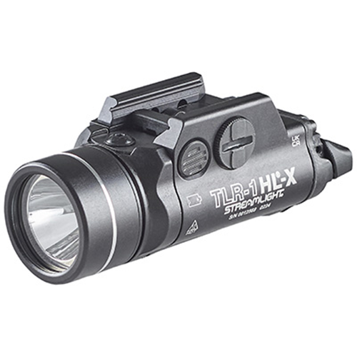 Streamlight TLR-1 HL-X Includes rail locating keys and (2) CR123A lithium batteries Black