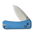 We Knife WEKNIFE Banter 2 Thumb Stud & Crossbar Lock Knife Blue Aluminum Handle