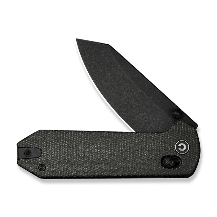 CIVIVI Knives CIVIVI Yonder Thumb Stud & Crossbar Lock Knife Dark Green Canvas Micarta Handle