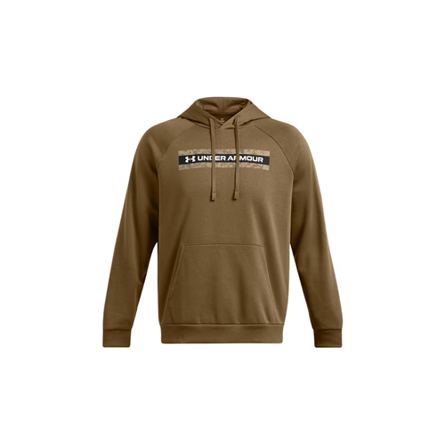 Under Armour Men's UA Rival Fleece Camo Chest Stripe Hoodie