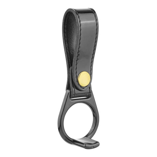 Dutyman Hi-Gloss Leather PR24 Holder with Black Plastic Ring