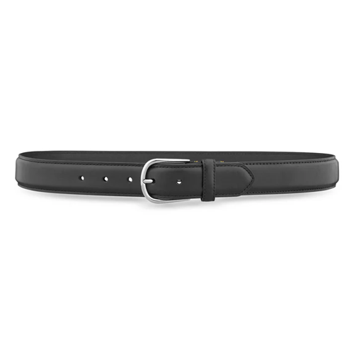 Dutyman 1-3/8 Black Plain Leather Casual Belt