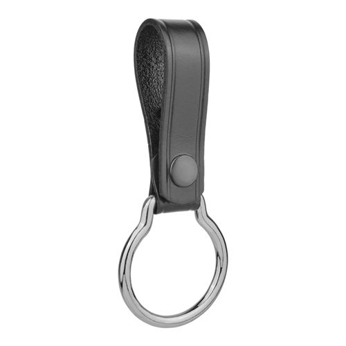 Dutyman Plain Leather D Cell Flashlight Strap with Metal Ring