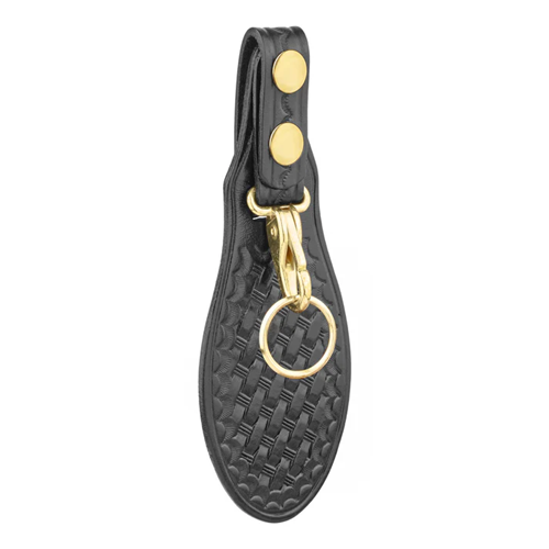 Dutyman Basketweave Leather Scabbard Single Key Ring
