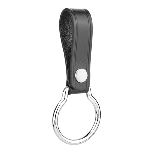 Dutyman Plain Leather D Cell Flashlight Strap with Metal Ring