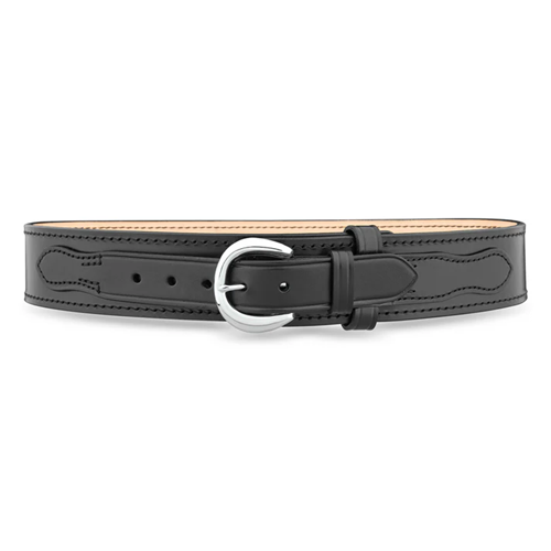 Dutyman 2-1/4 Plain Leather River Belt with Nickel Buckle