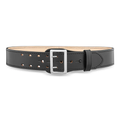 Dutyman 2-1/4 Plain Leather Sam Browne 2-Row Stitch Duty Belt with Nickel Buckle