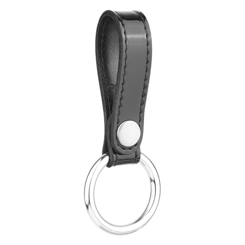 Dutyman Hi-Gloss Leather Baton/Asp Strap with Metal Ring