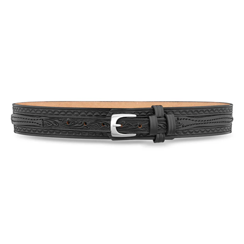 Dutyman 1-3/4 Floral Ranger Belt with Nickel Buckle