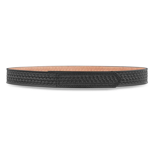 Dutyman 1-1/2 Basketweave Leather Hook & Loop Tip Belt