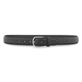Dutyman 1-3/8 Black Plain Leather Casual Belt