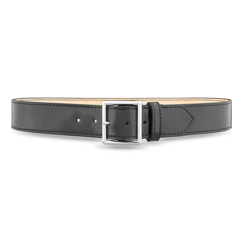 Dutyman 1-3/4 Hi-Gloss Leather Garrison Belt with Nickel Buckle