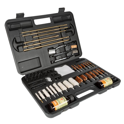 Hoppe's Cleaning Kit w/ No 9 Cleaner and Oil 62 Piece Black Blow Molded, Box