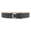 Dutyman 2-1/4 High-Gloss Leather River Belt with Nickel Buckle