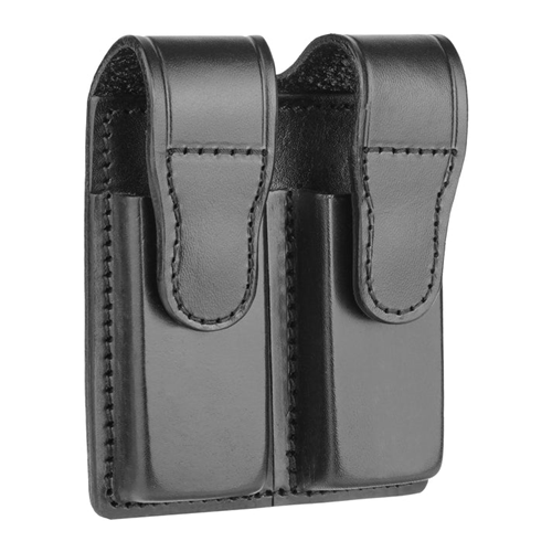 Dutyman Plain Leather Double Magazine Holder for 9MM