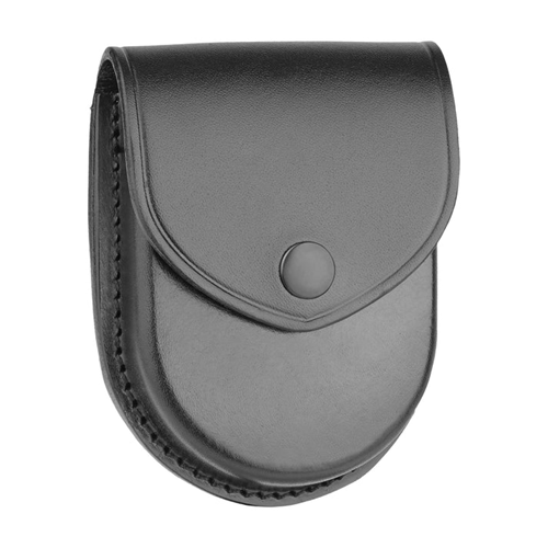 Dutyman Plain Leather Round Bottom Closed Single Cuff Case
