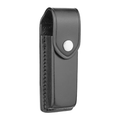 Dutyman Plain Black Leather Single Magazine Holder for 9mm