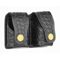 Dutyman Basketweave Leather Revolver Speed Loader