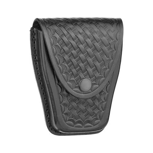 Dutyman Basketweave Leather Large Closed Single Cuff Case