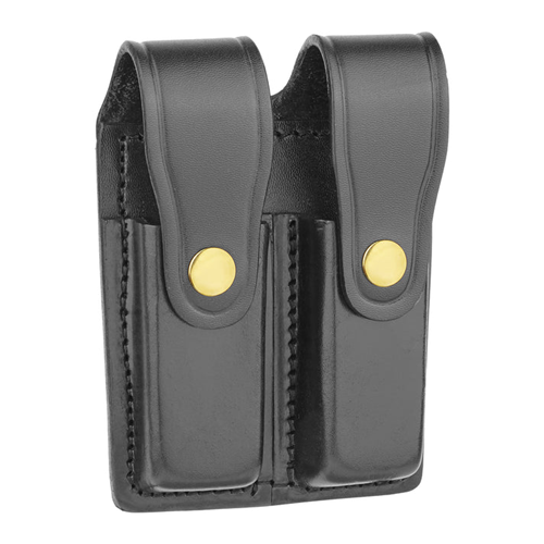 Dutyman Plain Leather Double Magazine Holder for 9MM