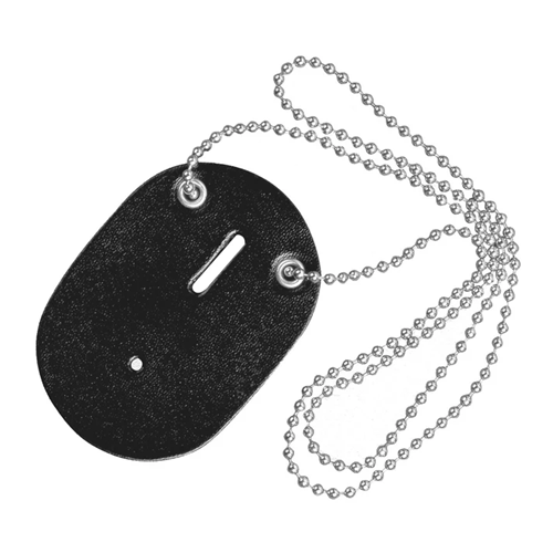 Dutyman Leather Oval Neck Badge Holder