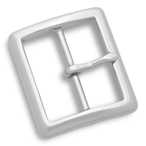 Dutyman Solid Brass Center Bar Buckle for 1-3/4 Garrison Belt (Nickel)