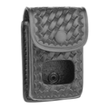 Dutyman Basketweave Leather Alarm Box Holder