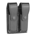 Dutyman Hi-Gloss Leather Double Magazine Holder for 9MM
