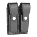 Dutyman Hi-Gloss Leather Double Magazine Holder for 9MM