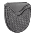 Dutyman Basketweave Leather Single Open Cuff Case