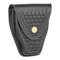 Dutyman Basketweave Leather Tapered Closed Single Cuff Case