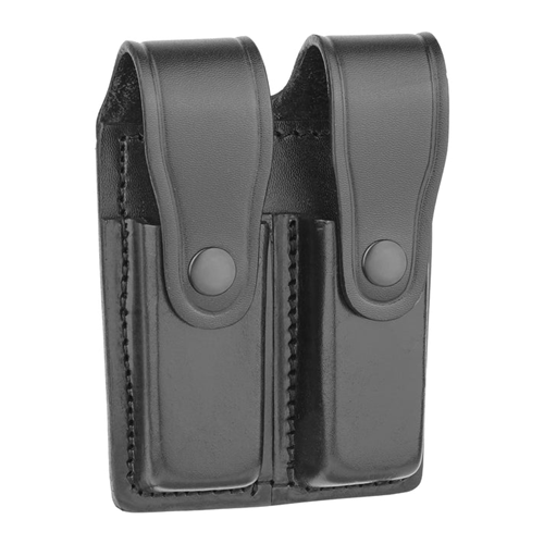Dutyman Plain Leather Double Magazine Holder for 9MM