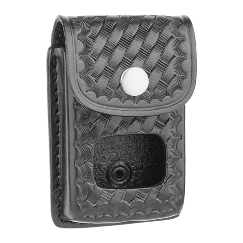 Dutyman Basketweave Leather Alarm Box Holder