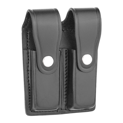 Dutyman Plain Leather Double Magazine Holder for 9MM
