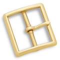 Dutyman Solid Brass Center Bar Buckle for 1-3/4 Garrison Belt (Gold)
