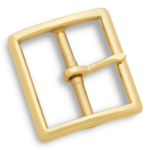 Dutyman Solid Brass Center Bar Buckle for 1-3/4 Garrison Belt (Gold)